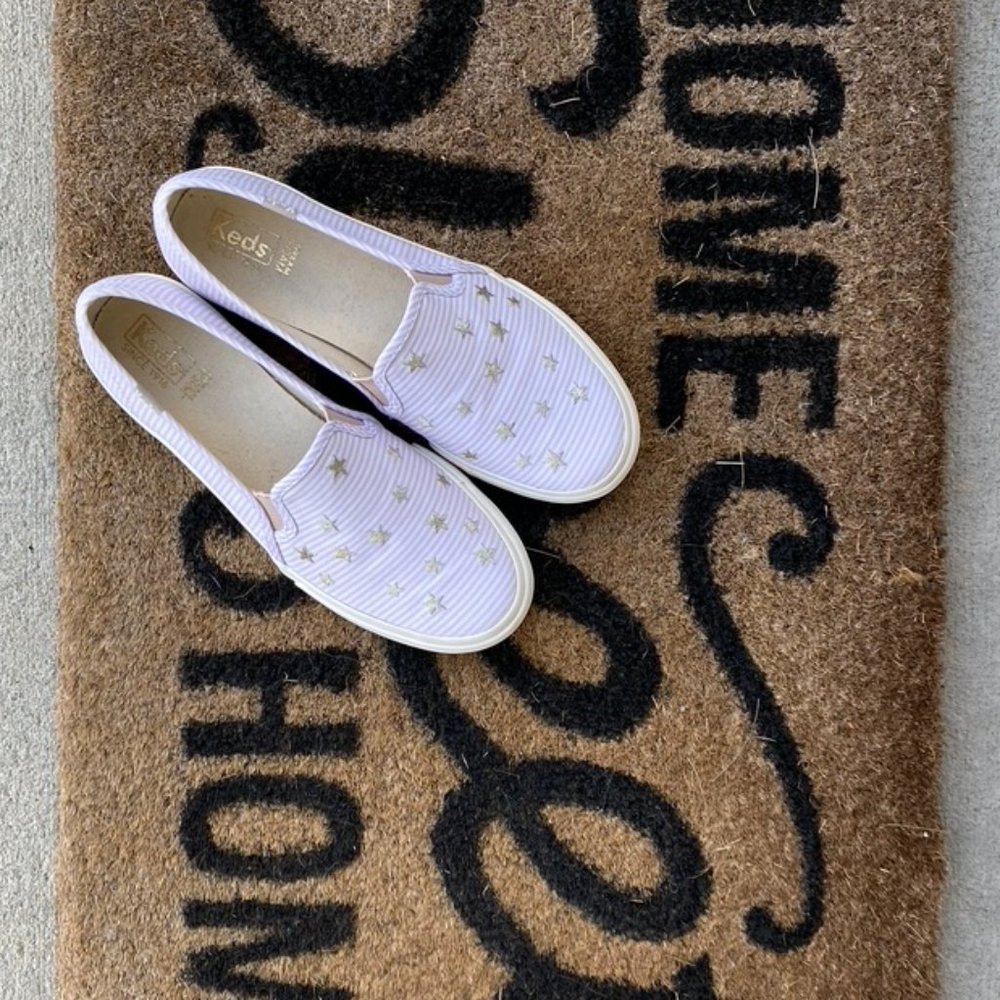 Keds Double Decker Star Slip-ons, size 8